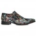 Zapatos negra et multicolore en Cuero y tejidos New Rock M.NW2288-S21