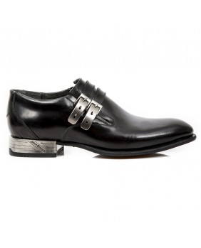 Sapato negra en couro New Rock M.VIP96002-C2