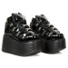 Black leather shoes New Rock M-TANK006C-C7