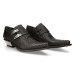 Zapatos negra en cuero New Rock M.7934-S2